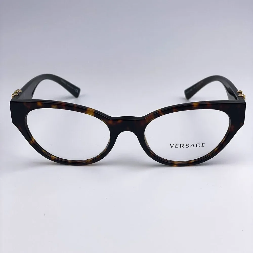 SALE! NEW Versace VE3282 108 Dark Havana Cat Eye Women Eyeglasses
